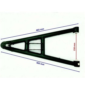 Resim Mondial Atv 150 Vulcan-X Ön Salıncak Sağ Alt Siyah (500194220) 