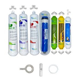 Resim Pemax Water Solutions Kapalı Kasa Su Arıtma Cihazlarına HFT 7'li ReVerse Osmosis Mebran Alkali-Mineral-Tatlandırıcı 