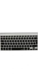 Resim Mcreative Klavye Kılıfı Magic Keyboard-1 A1314 A1242 Model Apple ile Uyumlu Türkçe Q Baskı Silikon Kılıf Siyah 