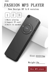 Resim JUNGLEE Bluetooth Lu Mp3 Player Dahili Hoparlör Kablolu Ve Kablosuz Kulaklık Ile Kullanabilme Mini Mp3 Çalar 