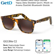 Resim GG13C2 Getd Akıllı Gözlük – Çeviri, Müzik ve Arama Özellikli Bluetooth Gözlük 