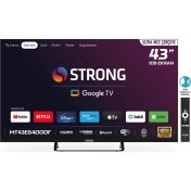 Resim Strong MT43EG4000F 43’’ 109CM Ekran Frameless Full HD Uydu Alıcılı Google TV 