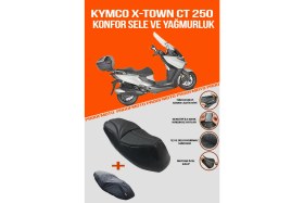 Resim PROOFMOTO KYMCO X-TOWN CT 250 Konfor Sele ve Yağmurluk Kılıf 