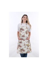 Resim Sweet Ayar Askılı Mutfak Önlüğü Kahve Güller 