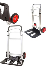Resim Germany Steel PROFESYONEL Katlanır Koli Yük Paket Taşıma Arabaları 100 kg Taşıma Kolaylığı 