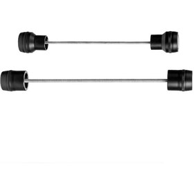 Resim GP Kompozit Honda Africa Twin CRF1000L / CRF1100L L1/L2/L4 2016-2023 Uyumlu Aks Koruma Takoz Seti Siyah 