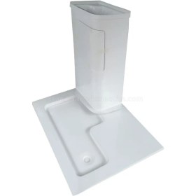Resim Shuıvan Karavan Banyo Duş Teknesi, Lavabo ve Dolap Set 110X80CM - Beyaz 