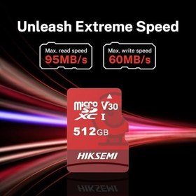 Resim HIKSEMI HS-TF-E1 512 GB Micro SD 