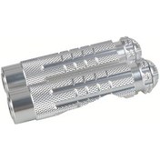 Resim Cloudstore Gümüş Renk Motorcycle Ayaklıkları, Kaymaz Pedallar, Sport Footpegs, Dişli Set, Kontrol 