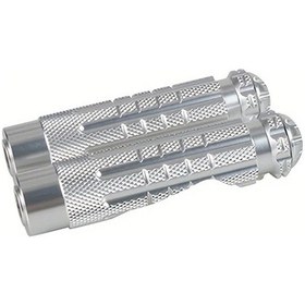 Resim Cloudstore Gümüş Renk Motorcycle Ayaklıkları, Kaymaz Pedallar, Sport Footpegs, Dişli Set, Kontrol 