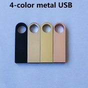 Resim 4 adet mini renkli metal USB 2.0 flash bellek, 128MB dayanıklı yüksek hızlı veri aktarımı, dizüstü bilgisayarlar ve araçlar için uygun 