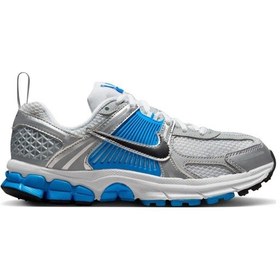 Resim Nike Bowerman Zoom Vomero 5 Runbning Shoes Hakiki Deri Reflektörlü Kadın Koşu Yürüyüş Ayakkabısı Beyaz Mavi Beyaz - Mavi 