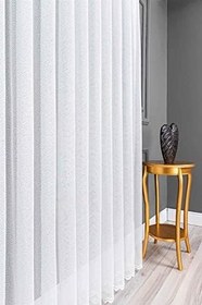 Resim Evdepo Home Kırık Beyaz Ekstraforlu Pilesiz Tül Perde 210 x 250 cm 