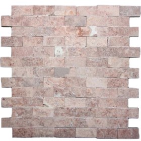 Resim Sipahi Marble Kırmızı Traverten Patlatma Mozaik 