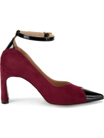 Resim Desa Kadın Bordo Süet Topuklu Abiye Ayakkabı 