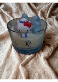 Resim Rüwüzel Lavanta Kokulu Soya Wax Mum Beyaz 