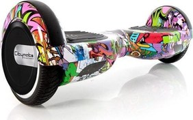 Resim Elektrikli Kaykay Hoverboard 6.5 Inch Yaprak Grafity Desenli Akıllı Denge 
