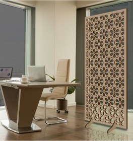 Resim Liar Dekor Liar Ahşap Seperatör (Paravan) - KSP-23 - (18 mm) - (85 cm x 210 cm) - (Ham) 