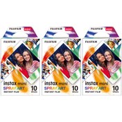 Resim Instax mini Spray Art 10x3 Film Seti 