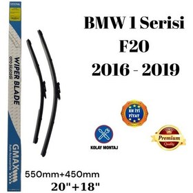 Resim Bmw 1 Serisi F20 2016 2017 2018 2019 Uyumlu 22"+18" İnç Araca Özel Ön Cam Silecek Süpürgesi Takımı 550+450mm 