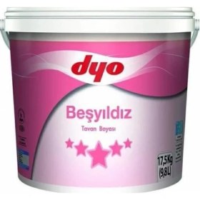Resim Dyo Beşyıldız Tavan Boyası Beyaz 17,5 kg 
