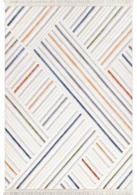 Resim Vivaldi İndia 3017 Renkli İskandinav Salon Yolluk Halısı 