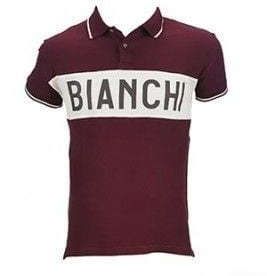 Resim BIANCHI POLO EROICA T-SHIRT BORDO/KREM S 
