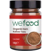 Resim WEFOOD Organik Ham Kakao Tozu 140g 