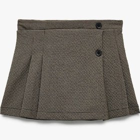 Resim Koton Kahverengi Kız Bebek Etek 6wmg70002aw Kahverengi 