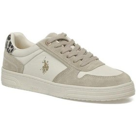 Resim U.s.polo Assn Petra 5pr Bej Hakiki Deri Casual Anatomik Spor Ayakkabısı Bej 