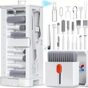 Resim Tianchishop 32 Fonksiyonlu Temizlik Seti - Klavye Kamera Ekran Temizleme Aracı Abs Fırça Kazıyıcı Cımbız Ofis Bilgisayar Temizlik Kiti 1 Takım 
