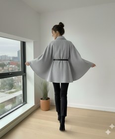 Resim unika boutique Kadın Yeni Sezon Kemerli Panço 