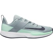 Resim Nike Court Vapor Lite Toprak Kort Kadın Tenis Ayakkabısı Dh2945-300 - Gri Nike