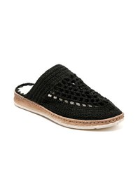 Resim Terlik Kadın Bbs Jmy John May Knitwear Slippers Black Siyah 
