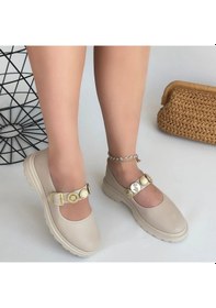 Resim Naturalshoess Okira Kahverengi Cilt Oxford Ayakkabı Kahverengi 