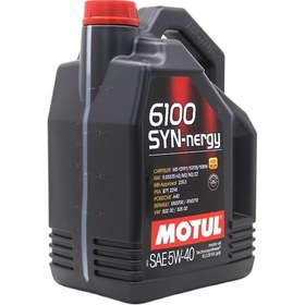 Resim Motul 6100 Syn-Nergy 5W-40 Technosynthese Motor Yağı 2 x 5 L 