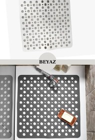 Resim Empressco Kaydırmaz Banyo ve Duş Paspası, Kare, 54x54cm, Güvenli Kullanım 