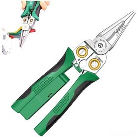 Resim Lemestar Çok Fonksiyonlu Kablo Soyma Pensesi - Hassas Kesim Ve Krimp İçin Profesyonel Elektrikçi Aleti 