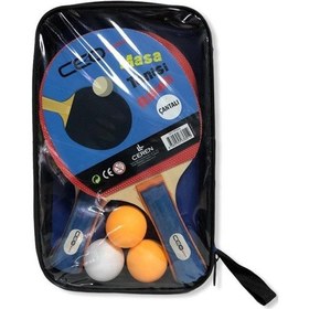 Resim Ceo Sport Masa Tenisi Seti 2 Raket+3 Top Ceo-Sp0006 