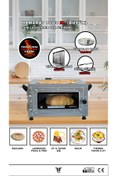 Resim Hamarat Tifer Plus Xl Büyük Boy Fırın (PİZZA, BAZLAMA, LAHMACUN, KEBAP, SEBZE KÖZLEME FIRINI) 