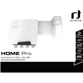 Resim Inverto Home Pro Uln Quad Lnb Full Hd 4K Uyumlu 