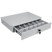 Resim Nas Çelik 6 Bölmeli Para Çekmecesi 