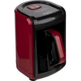 Resim Közde Türk Kahvesi Makinesi, Kırmızı, Pratik ve Şık Tasarım 