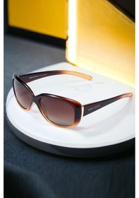 Resim Daniel Klein Dk4246-2 Oval Polarize Camlı Kadın Güneş Gözlüğü 