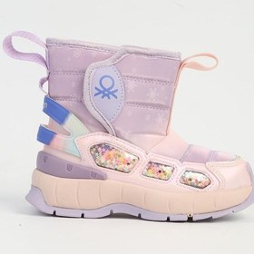 Resim United Colors Of Benetton Benetton 11079 İthal Memory Foam Kürklü Cırtlı Kız Çocuk Bot 267800001821 07 Pembe Pembe 