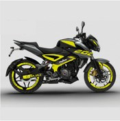 Resim Motiker Bajaj Ns 200 Neon Sarı Stıcker Modeli 