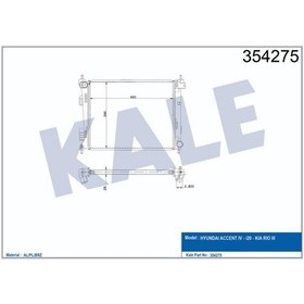 Resim Radyatör Brazing Accent Blue I20 Kia Rio Dizel 2011- (Manuel) 504645217 