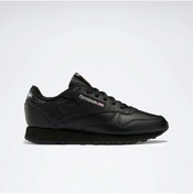 Resim Reebok Classic Leather Kadın Siyah Spor Ayakkabı 