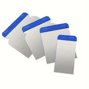 Resim 4 Adet Spatula Seti, Esnek Karbon Çeliği Spatula Scraper'lar Duvar Kağıdı, Duvar Sonlandırma, Dekal Çıkarıcı - Çok Boyutlu Paket (2, 3, 4, 12.7 cm) 