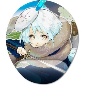 Resim That Time I Got Reincarnated As A Slime Bilek Destekli Mousepad Model - 2 Oval 